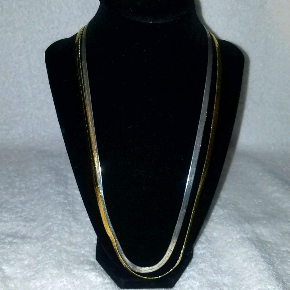 Silver and Gold Necklace